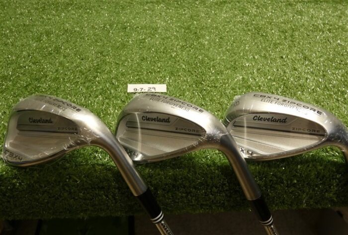 Cleveland CBX 4 ZipCore 50/54/58* Gap/Sand/Lob Wedge Set KBS Hi-Rev Steel New