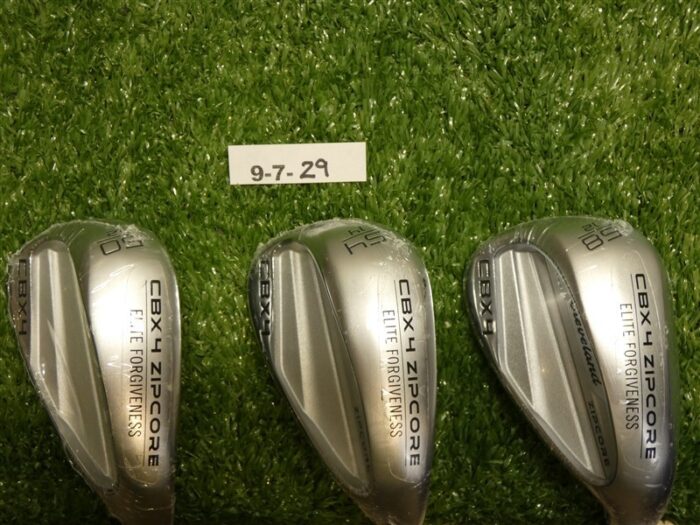 Cleveland CBX 4 ZipCore 50/54/58* Gap/Sand/Lob Wedge Set KBS Hi-Rev Steel New