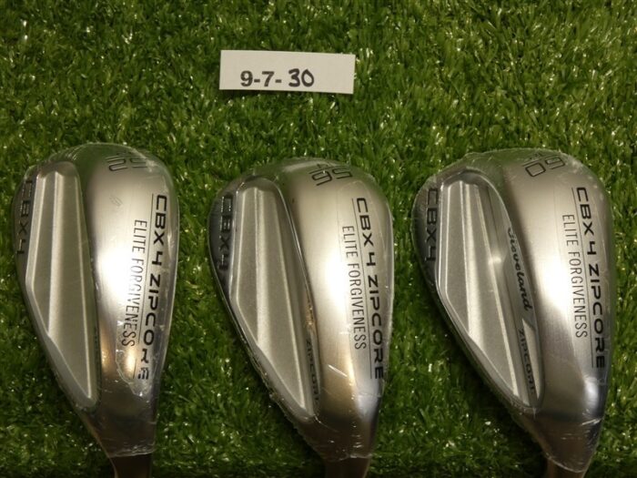 Cleveland CBX 4 ZipCore 52/56/60* Gap/Sand/Lob Wedge Set KBS Hi-Rev Steel New