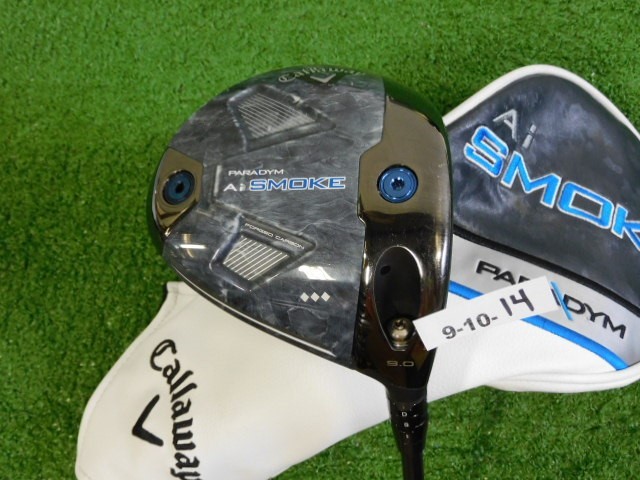 Callaway Paradym Ai Smoke Triple Diamond 9 Driver Denali 70 6.5 X Extra Stiff HC