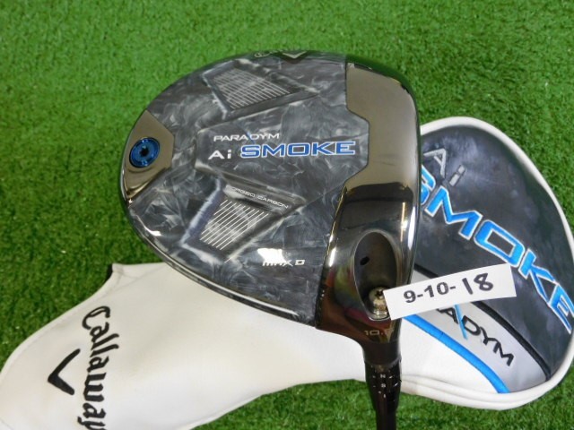 Callaway Paradym Ai Smoke Max D 10.5* Driver Cypher 50 5.5 Regular HC Excellent