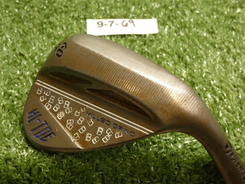 TaylorMade Milled Grind Hi-Toe 3 Raw 60* 8* Lob Wedge 2 Dot Tour Issue DG Steel