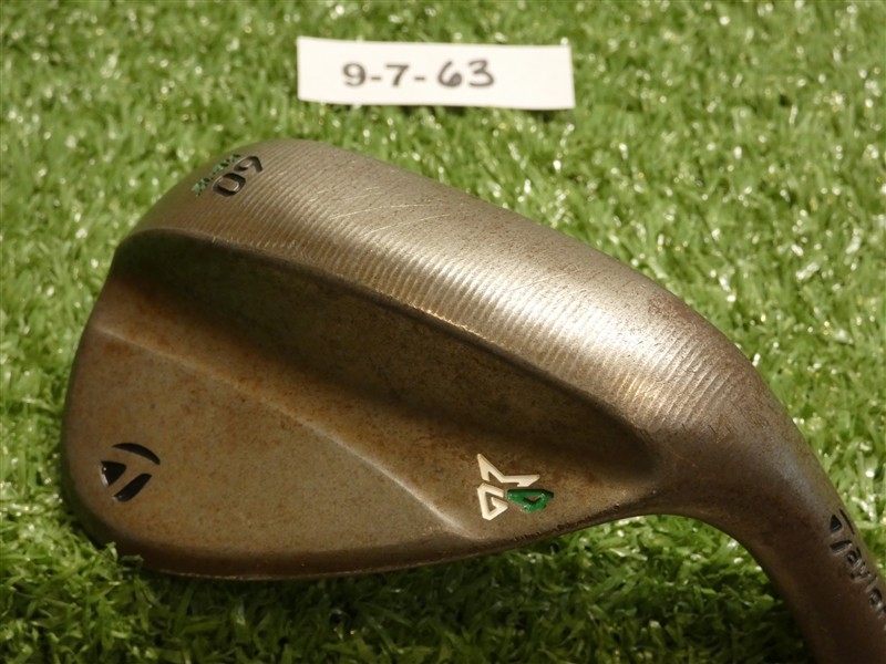 TaylorMade Milled Grind 4 MG4 Raw 60* 12* Lob Wedge 2 Dot Tour Issue DG Steel
