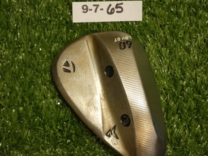 TaylorMade Milled Grind 4 MG4 Ported Raw 60* 12* Lob Wedge DG Tour S400 Steel