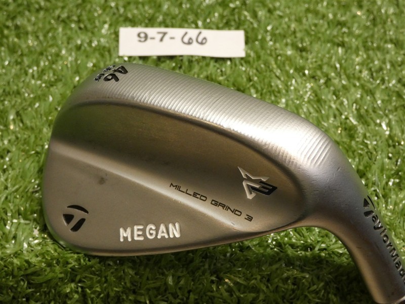 TaylorMade MG3 Chrome 46* 9* Pitching Wedge 2 Dot Tour Issue NS Pro Stiff Steel