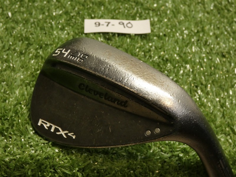Cleveland RTX 4 Black 54* 10* Sand Wedge Mid DG Tour S400 Stiff Steel Mid Grip