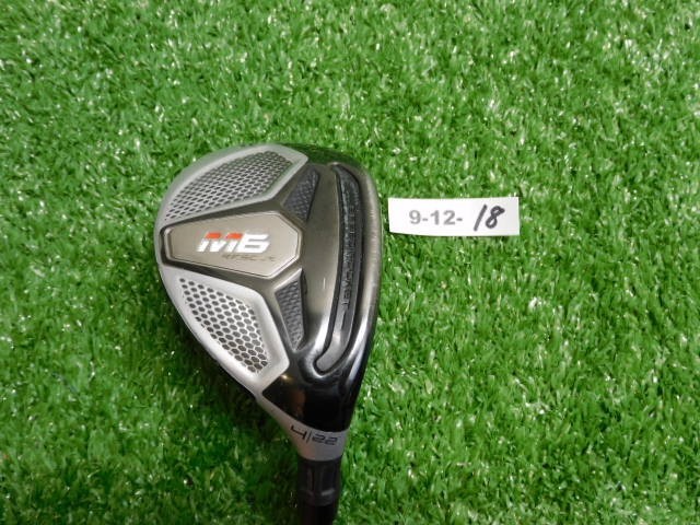 TaylorMade M6 22* 4 Hybrid Rescue Fujikura Atmos 6-R Regular Graphite