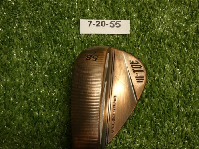 TaylorMade Milled Grind Hi-Toe 3 Left Hand 58* 13* Lob Wedge KBS 115 Steel Mint