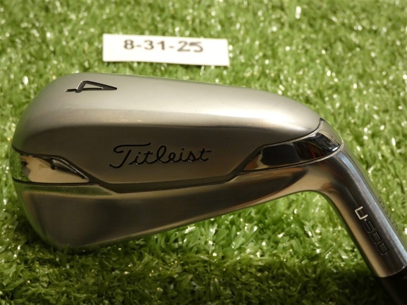 Titleist U500 23* 4 Iron Utility Hybrid HZRDUS Smoke 80g 6.0 Stiff Graphite Mint