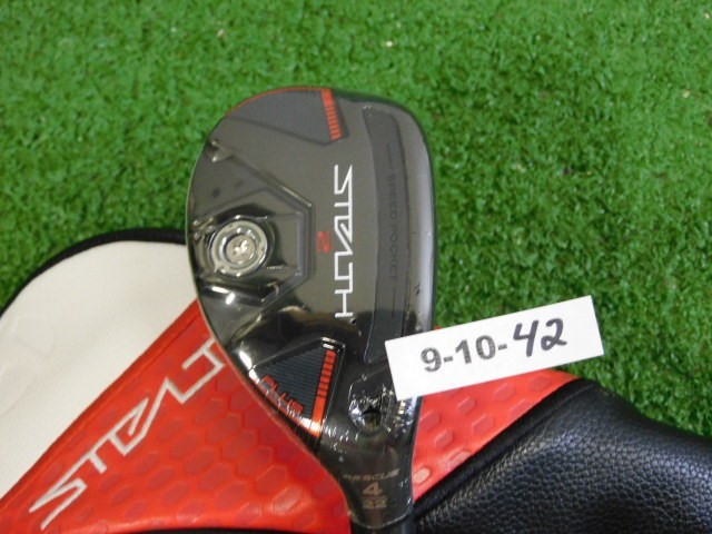 TaylorMade Stealth 2 Plus 22* 4 Hybrid Rescue Ventus Red 6 Regular with HC New