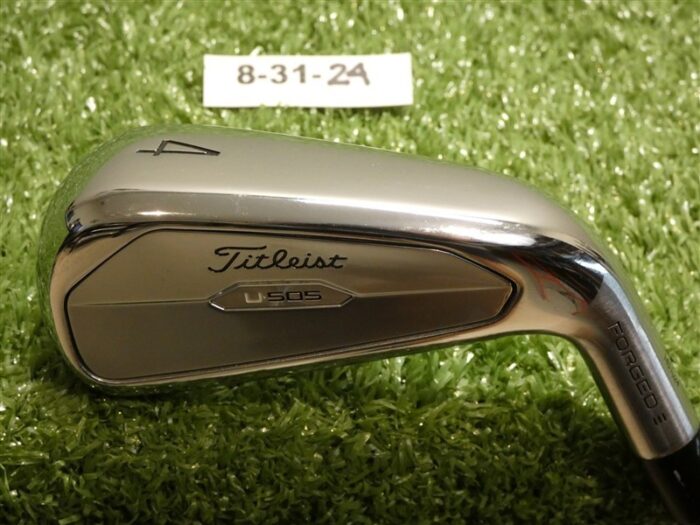 Titleist 2023 U505 22* 4 Iron Utility HZRDUS 80g 6.0 Stiff Graphite Excellent