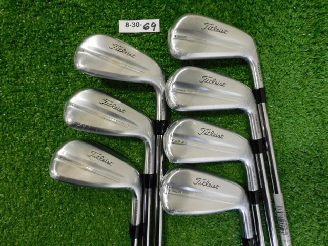 Titleist 2025 T350 Forged Irons 5-P & 48* W AMT Red Stiff Steel New