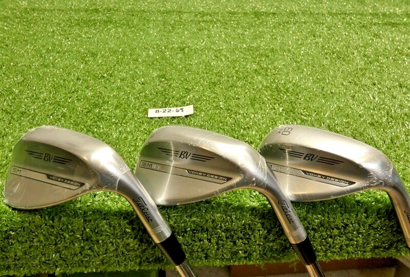 Titleist Vokey SM10 Tour Chrome 52/56/60* Gap/Sand/Lob Wedge Set DG Steel New