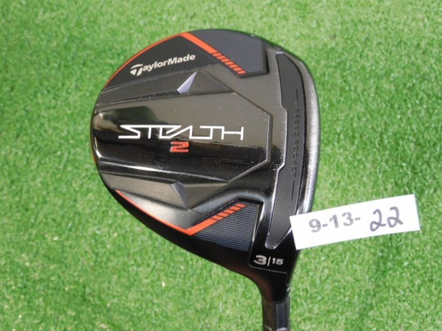 TaylorMade Stealth 2 15* 3 Wood Ventus Black VeloCore 7 X Extra Stiff Excellent