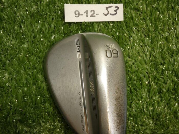 Titleist Vokey SM9 Tour Chrome 60* 10* Lob Wedge S Grind Dynamic Gold Steel Mid
