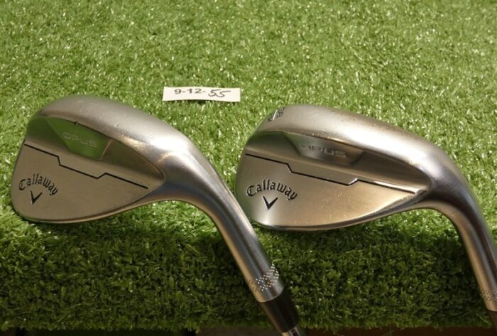 Callaway Opus Brushed Chrome 54/58* 12* Sand/Lob Wedge Set DG Tour S400 Steel