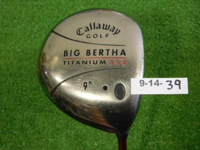 Callaway Big Bertha Titanium 454 9* Driver RCH 65 Firm Stiff Graphite