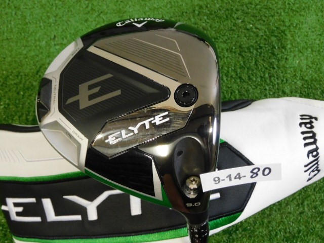 Callaway 2025 Elyte 9.0* Driver Denali Charcoal 50g 5.5 Regular w Headcover Mint
