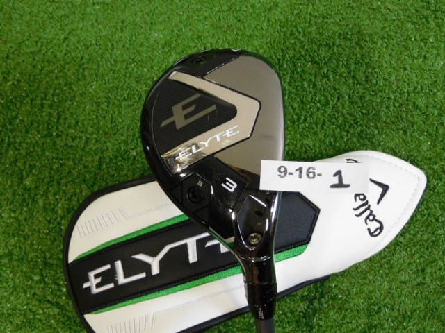 Callaway 2025 Elyte 19* 3 Hybrid Denali Charcoal 70g 6.0 Stiff with HC Excellent