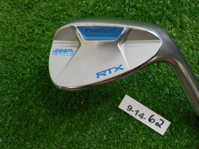 Cleveland RTX Deep Forged 52* 10* Gap Wedge Dynamic Gold S200 Steel w Mid Grip
