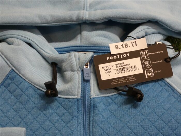 FootJoy Mens Links Hoodie Golf Pullover Air/Hightide Blue 35497