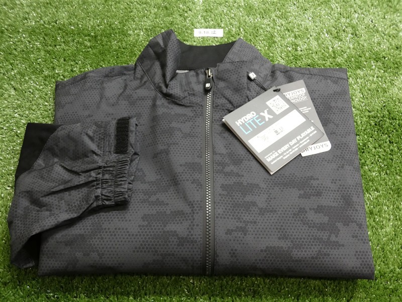 FootJoy Mens HydroLite X Golf Rain Jacket Black Camo Large 33357