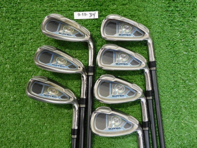 TaylorMade Burner Plus Womens Irons 6-P, A & S REAX SuperFast 50 Ladies Graphite