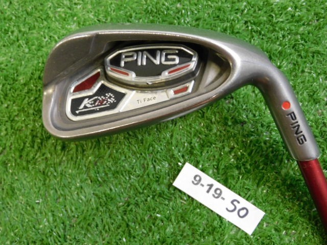 PING K15 9 Iron TFC 149 Soft Regular Senior Graphite Red Dot .75* Flat