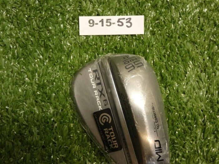 Cleveland RTX 6 ZipCore Tour Rack Raw 56* 10* Sand Wedge DG Spinner Steel New