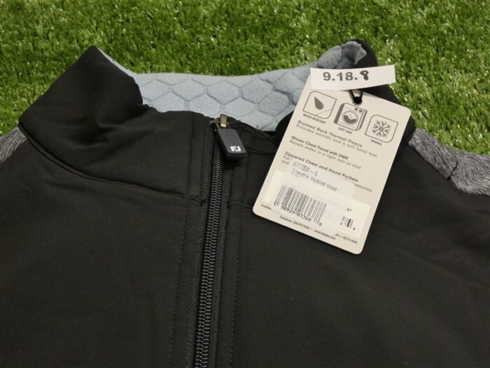 FootJoy Mens ThermoSeries Hybrid Golf Vest Black Large 37753/30543