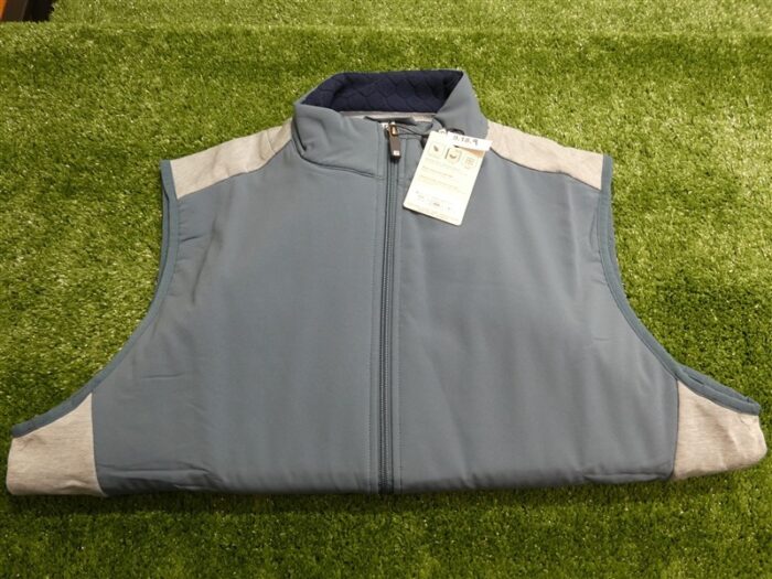 FootJoy Mens ThermoSeries Hybrid Golf Vest Slate/Grey Large 30544