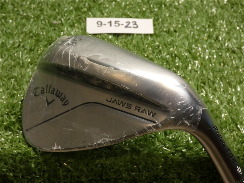 Callaway Jaws Raw Full Toe 58* 10* Lob Wedge J Grind DG Tour Spinner Steel New
