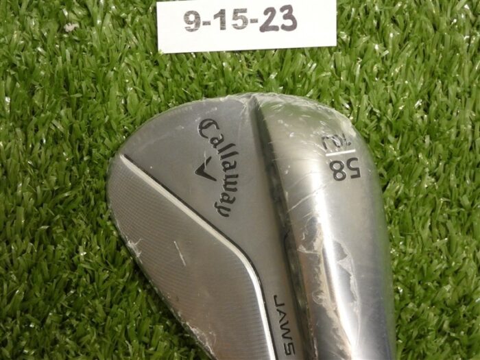 Callaway Jaws Raw Full Toe 58* 10* Lob Wedge J Grind DG Tour Spinner Steel New