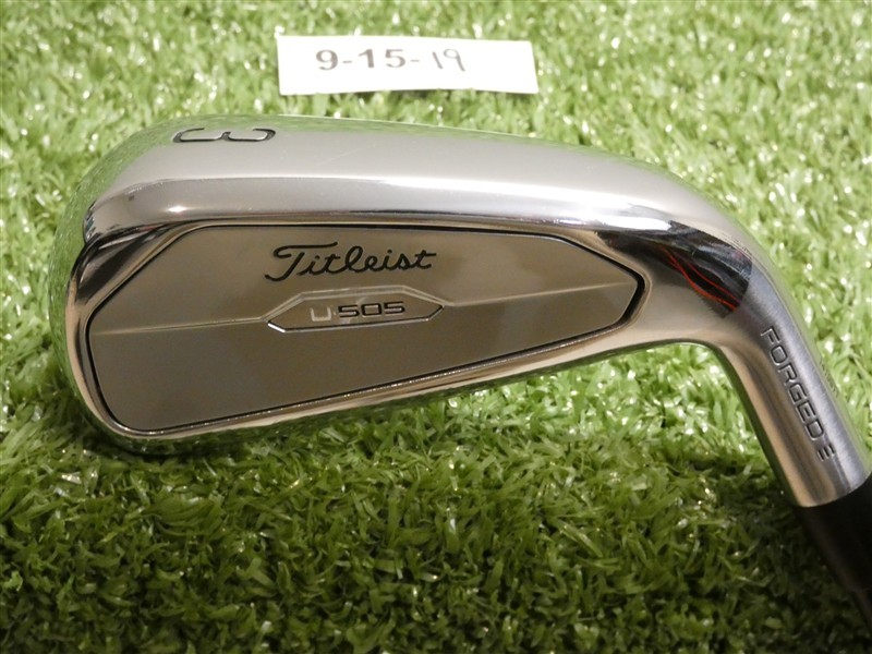 Titleist 2023 U505 20* 3 Iron Utility HZRDUS 80g 6.0 Stiff Graphite