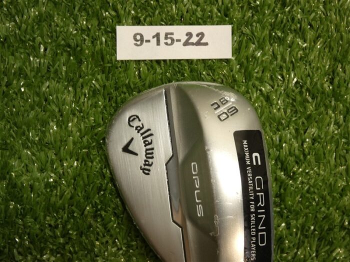 Callaway Opus Brushed Chrome 60* 8* Lob Wedge C Grind DG Tour 115 Steel New