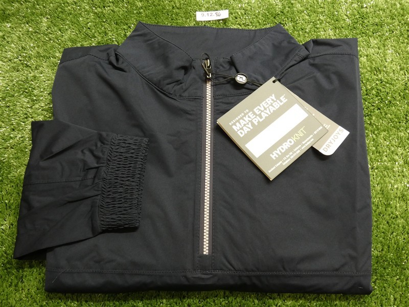FootJoy Mens HydroKnit Golf Rain Pullover Navy Large 32681