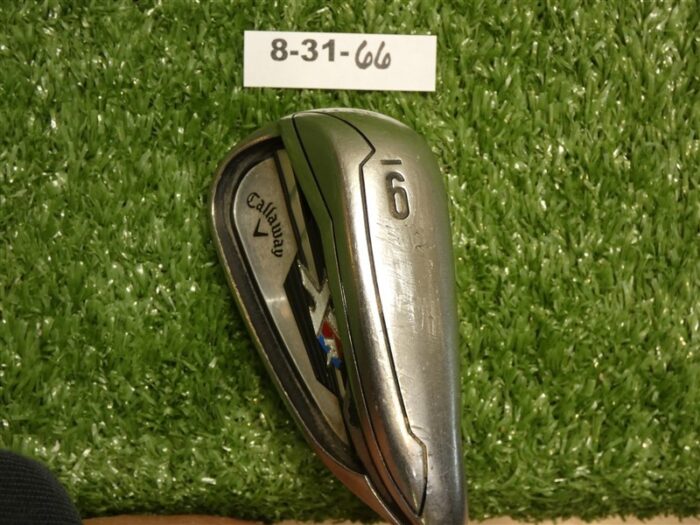 Callaway XR 9 Iron Dynamic Gold X100 Extra Stiff Steel Midsize Grip +.5″