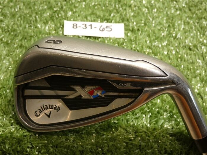 Callaway XR 8 Iron Dynamic Gold X100 Extra Stiff Steel Midsize Grip +.5″