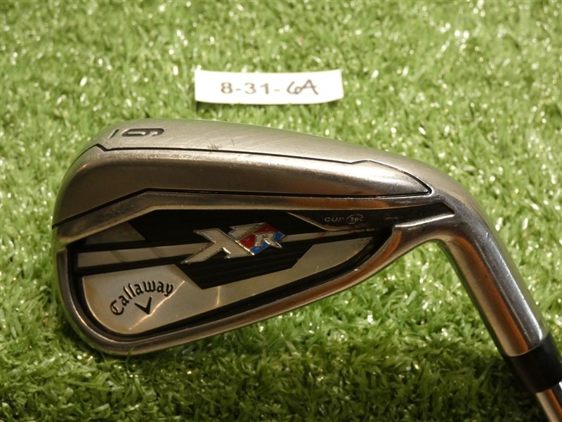 Callaway XR 6 Iron Dynamic Gold X100 Extra Stiff Steel Midsize Grip +.5″