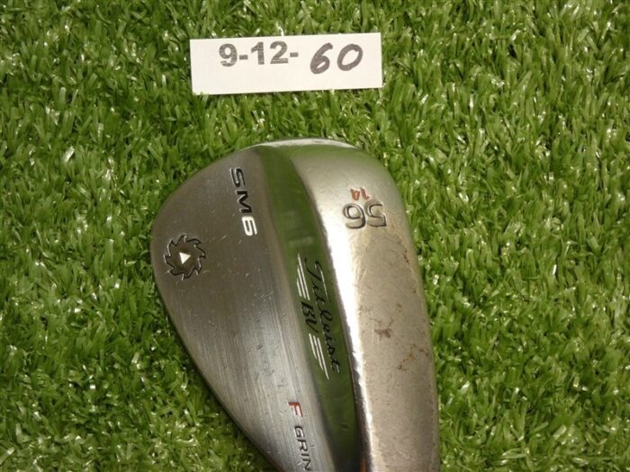 Titleist Vokey SM6 Tour Chrome 56* 14* Sand Wedge F Grind Dynamic Gold Steel
