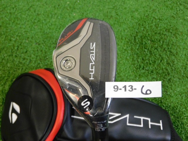 TaylorMade Stealth Plus 19.5* 3 Hybrid Rescue HZRDUS RDX 80g 6.0 Stiff w HC New