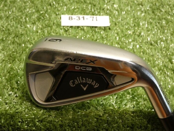 Callaway 2021 Apex DCB Forged 6 Iron Elevate MPH 85 Stiff Steel Midsize Grip