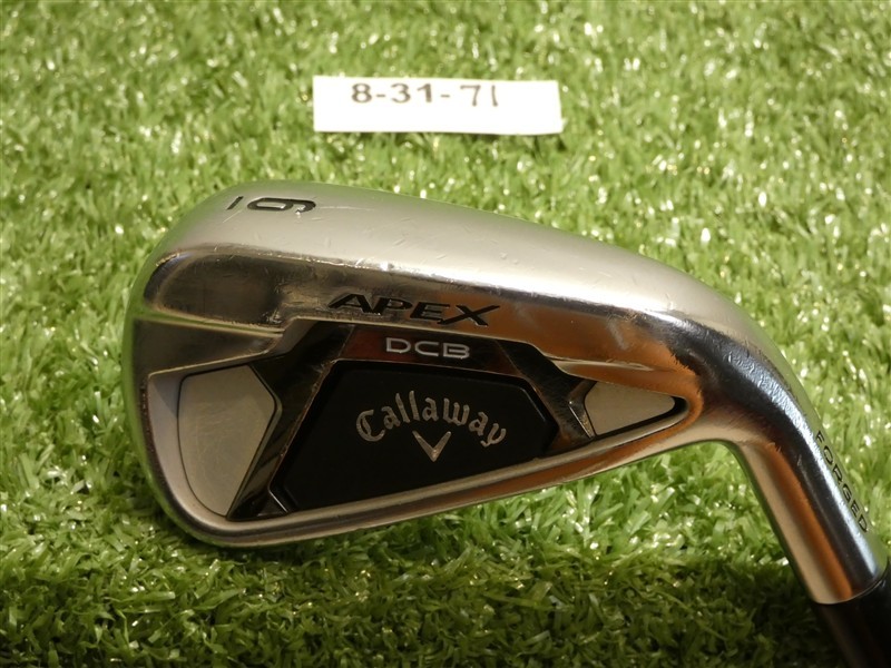Callaway 2021 Apex DCB Forged 6 Iron Elevate MPH 85 Stiff Steel Midsize Grip