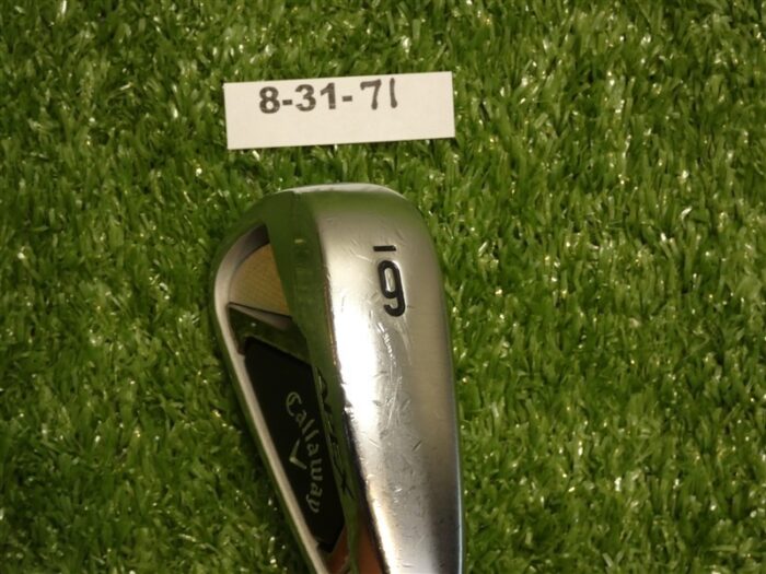 Callaway 2021 Apex DCB Forged 6 Iron Elevate MPH 85 Stiff Steel Midsize Grip