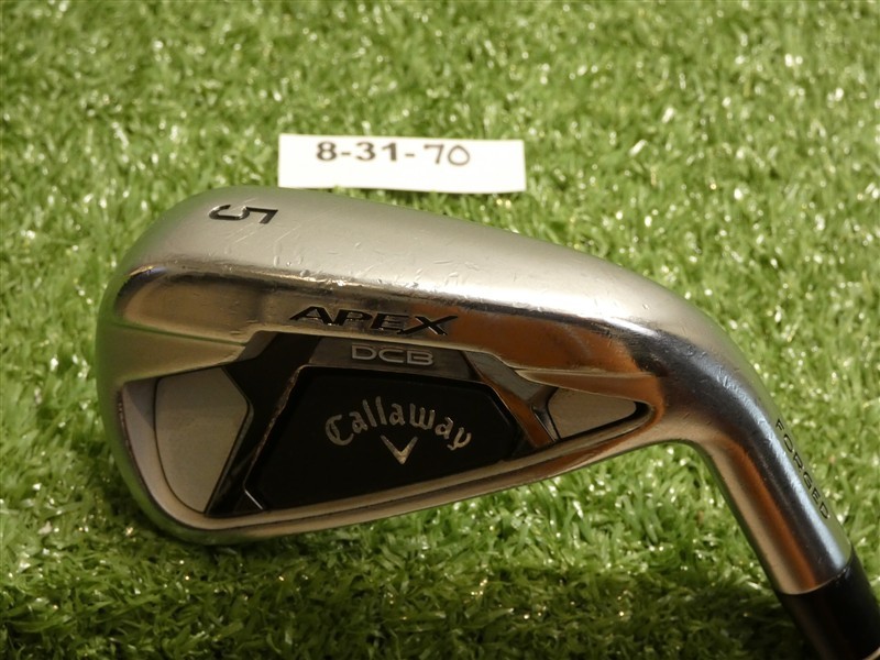 Callaway 2021 Apex DCB Forged 5 Iron Elevate MPH 85 Stiff Steel Jumbo Grip