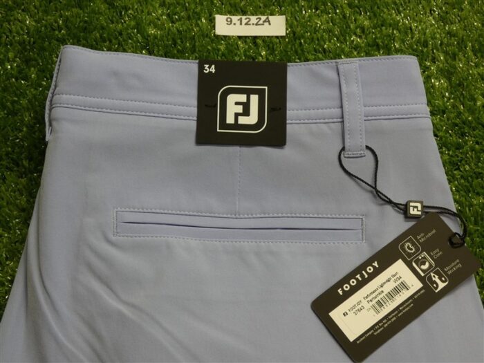 FootJoy Mens Performance 9″ Lightweight Golf Shorts w34 Periwinkle 37643