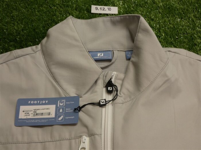 FootJoy Mens TempoSeries Lightweight Softshell Golf Vest Silver Large 37744