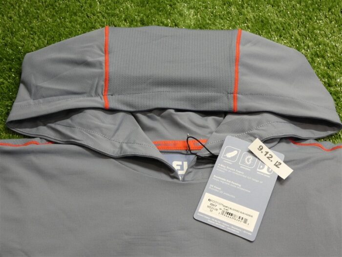 FootJoy Mens TempoSeries Blocked Sun Hoodie Golf Pullover Flint Medium 33377