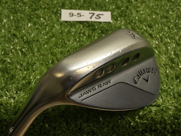 Callaway Jaws Raw Left Hand 56* 10* Sand Wedge S Grind Dynamic Gold S300 Steel