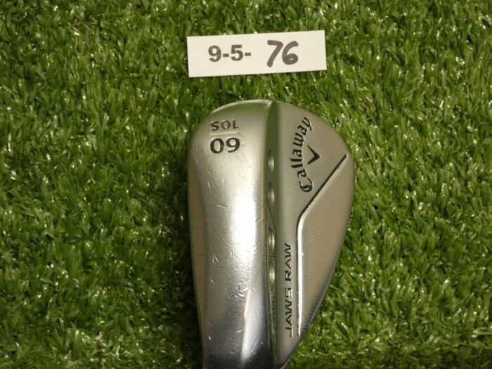Callaway Jaws Raw Left Hand 60* 10* Lob Wedge S Grind DG Tour Spinner Steel